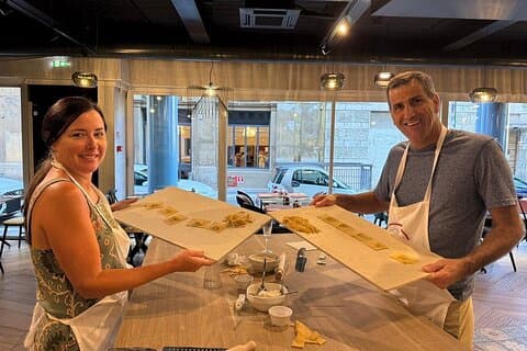 Pasta Fettuccine, Ravioli e Tiramisu Classe de culinária em Florença