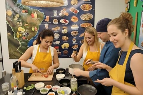 3h Clase de Cocina en Belo Horizonte : 7 Recetas & Bebidas sin Fondo