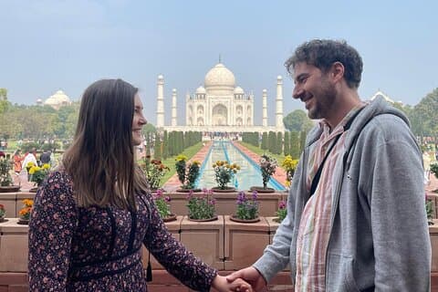 Privat Taj Mahal & Agra dagstur från Delhi med expresståg