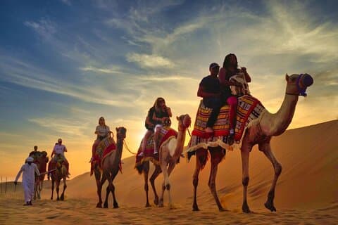 Dubai Desert Safari mit Dune Bashing, Kamelritt und Grillabend