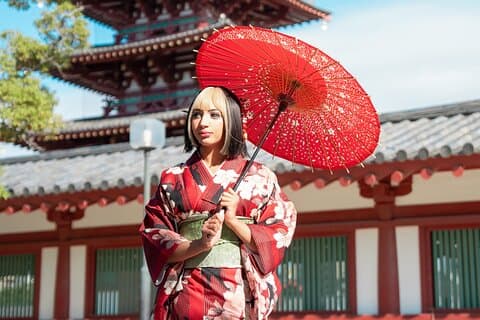 90 - Minuto Kimono/Yukata experiência de aluguel de temporada em Osaka – plano curto