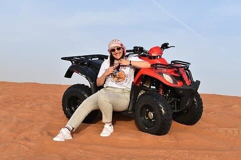Lahbab Red Dunes Desert Safari with Quad Biking & BBQ