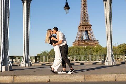 Foto di Parigi Torre Eiffel Romantico per coppie