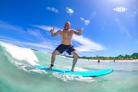 Fulddags Surfcamp i Punta Cana – Lektioner, strandtid og eventyr