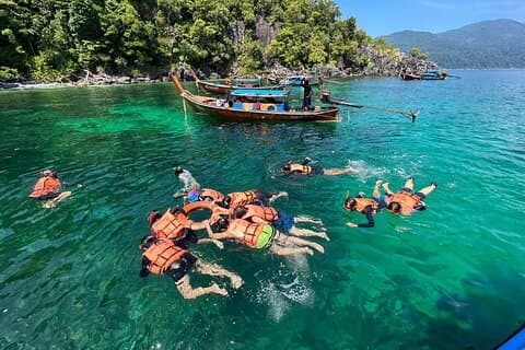 Koh Lipe 5 Islands Snorkeling Trip by Private Longtail Boat