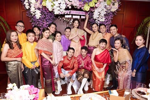 Draag Thaise fotoshoot in Bangkok