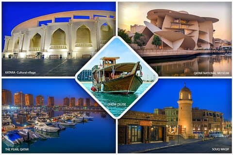 Doha from Land & Sea: City Tour & Traditional Dhow Boat Ride