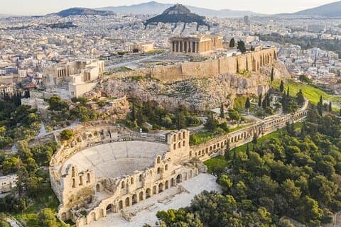 Athen: Guided Mythology vandretur Acropolis udsigt