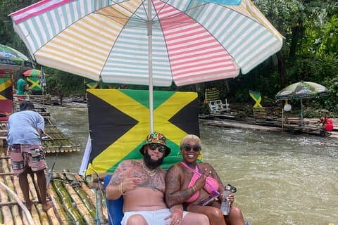 Bambus Rafting und Kalkstein Massage in Lethe, Montego Bay