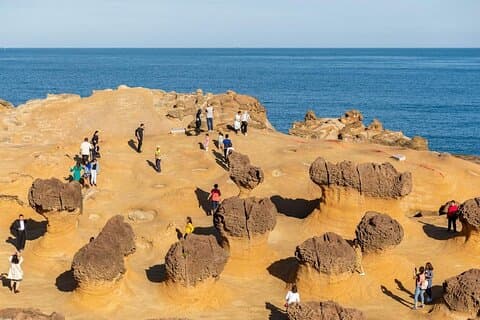 Géoparc de Yehliu, Jiufen, Shifen et cascade dorée Visite privée