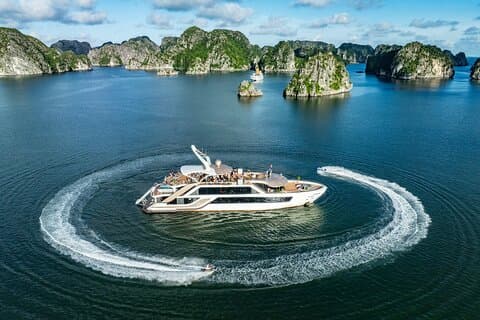 Excursão diurna Serenity Cruise na Baía de Lan Ha saindo de Hanói, Hai Phong