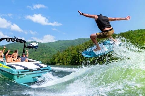 Wakesurf Boat on Lake Austin - BYOB Captained (up to 12 guests)
