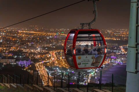 Agadir Night Cable Car Round Trip Ticket
