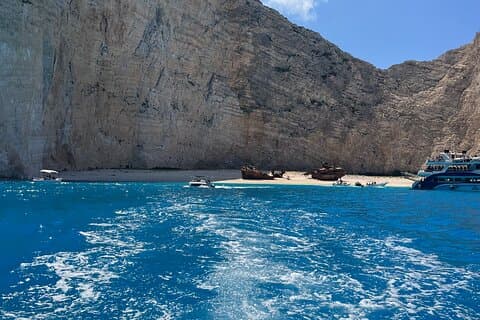 Croisière quotidienne sur l'île de Zante : Shipwreck Beach & Blue Caves