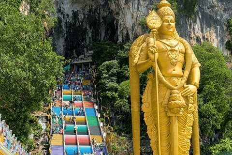Batu Caves kulturelle tur med Ramayana Caves besøk