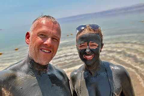 Excursão de um dia no Mar Morto de Amã: Swim & Mineral Mud Spa