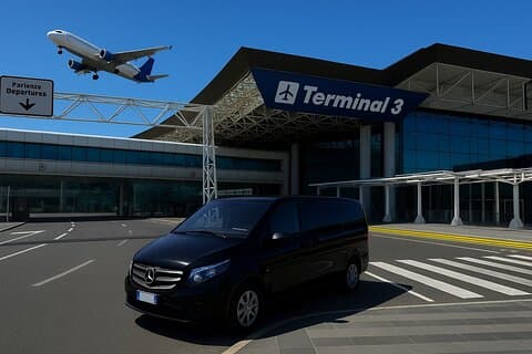 Privater Transfer vom Flughafen Fiumicino nach Rom
