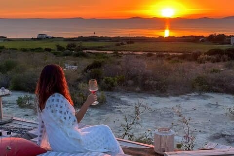 Castelsardo Weinberg und Weinprobe Erlebnis mit Sonnenuntergang