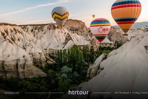 Tour en montgolfière en Cappadoce avec Petit-déjeuner et Champagne