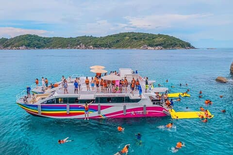 Lazy Similan Snorkeling by Speed Catamaran from Phuket