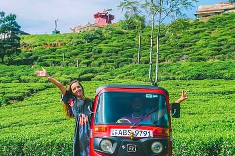 TukTuk Journey Nuwara Eliya - Tea Trails & Waterfalls