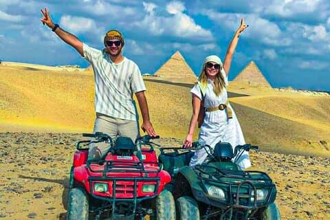 Pirâmides de Giza e a Esfinge com Camel Ride & ATV Bike Adventure!