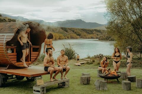 Queenstown Riverside Sauna et expérience de plongée froide
