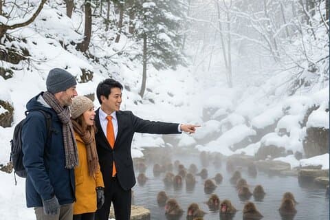 Jigokudani Snow Monkey Park Guided Tour by Private Vehicle