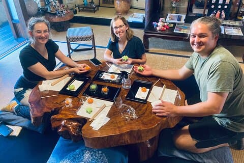 Cérémonie du thé exclusive et cuisine Wagashi en face de l'aéroport du Kansai