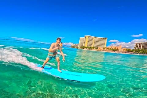Waikiki Lezioni di surf Principiante: Opzione privata, di gruppo e in famiglia
