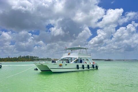Excursion en catamaran à Punta Cana avec plongée en apnée et bar ouvert