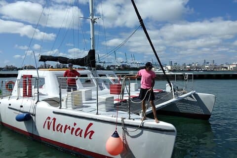 Privat 4 timers sejltur i Miami på en 60ft Mariah Catamaran