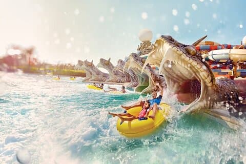YAS Waterworld Bilhetes com transporte gratuito