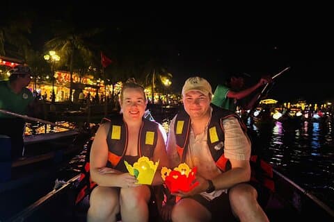 Hoi An middag & avond stadstour (15:30) - avondmarkt - boottocht