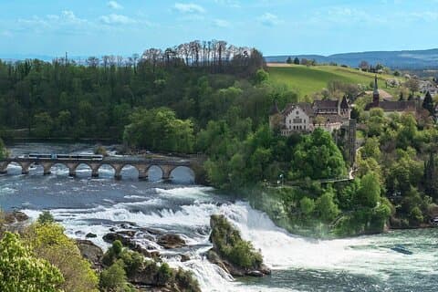 Rhine Falls Laufen Castle Day Tour Zurich Europe Largest Falls