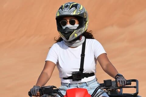Dubai Red Dunes ATV Quad Bike Camel Ride og BBQ Middag