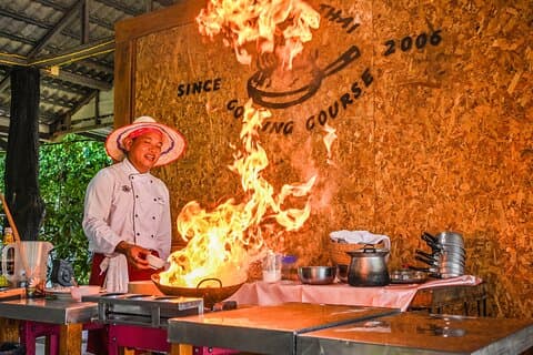 The Original Sticky Waterfalls and The Best Thai Cooking Course