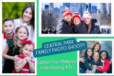 Servizio fotografico per famiglie a Central Park NYC