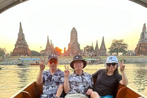 Ayutthaya UNESCO Temples Discovery & Sunset River Cruise Private