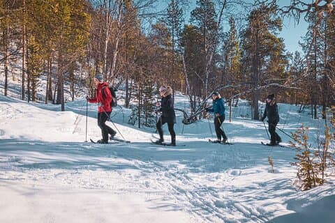 Easy Snow Shoe Adventure no Ártico