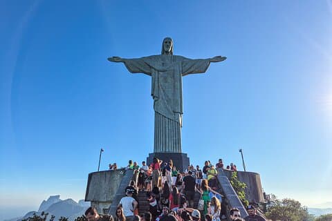 Skip The Line to Christ Redeemer By Train with Maracanã Stadium