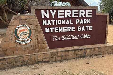 2 - dage 1 - nat Nyerere National Park fra Zanzibar med fly