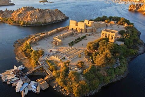 Private Aswan Sound and Light Show Experience at Philae Temple