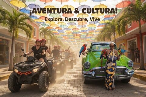 Combo: ATV com passeio pela cidade em Puerto Plata