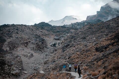Toppmøtet til Pico de Orizaba fra Mexico City