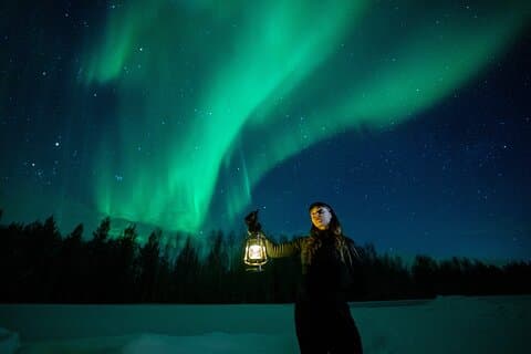 Rovaniemi :% 100 pengarna tillbaka-garanti Norrskensjakt
