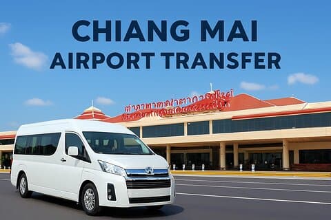 Chiang Mai lufthavn transfer med privat van – ankomst eller afrejse