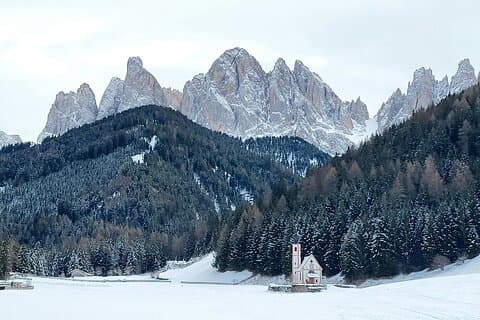 Dolomitter Vintertur Full dag Julemarked Magic