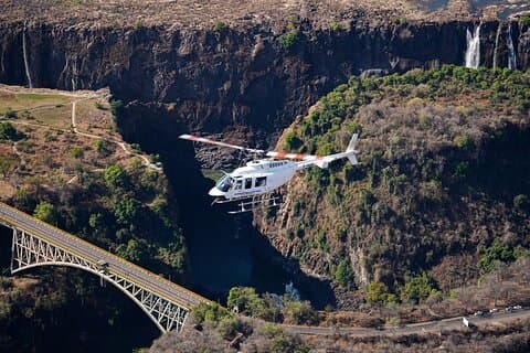 Helicopter Flight Experience Over Victoria Falls