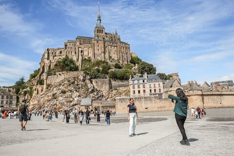 3-dagars Normandie Mt Saint-Michel och Loiredalens slott med upphämtning